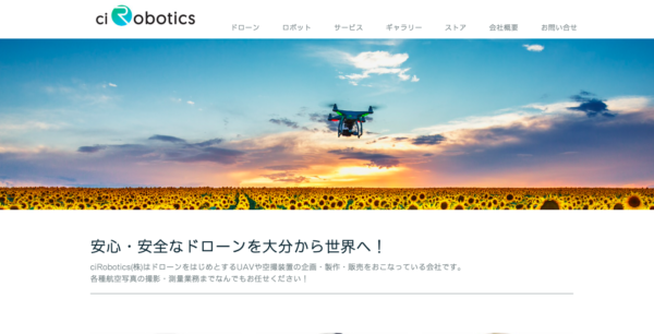 ciRoboticsのHPの写真