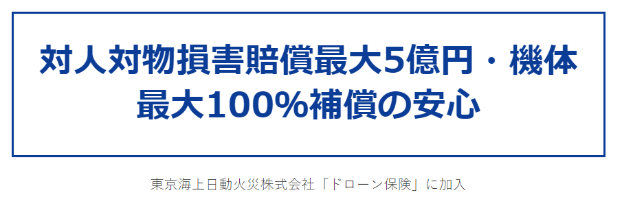 ドローン保険制度の画像