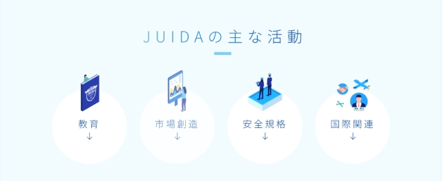 JUIDAの活動を支える4つの柱とは？