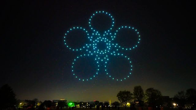 2025春・夜桜スペシャルドローンショー in 金沢の画像