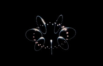 小豆島町合併20周年記念ドローンランタンショーのアイキャッチ画像