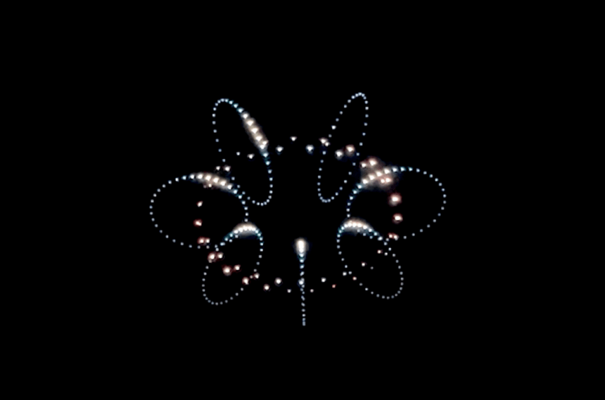 小豆島町合併20周年記念ドローンランタンショーのアイキャッチ画像